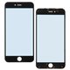 Скло корпуса для Apple iPhone 6S Plus, з рамкою, чорний