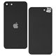 Задня панель корпусу для Apple iPhone SE 2020 року, чорний, зі склом камери
