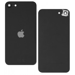 Задняя панель корпуса для Apple iPhone SE 2020, черный, со стеклом камеры