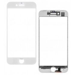 Тачскрин для Apple iPhone 8, с ОСА-пленкой, с рамкой, China quality, белый