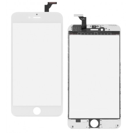 Сенсорний екран для Apple iPhone 6S Plus, з ОСА-плівкою, з рамкою, China quality, білий Сенсорний екран для Apple iPhone 6S Plus, з ОСА-плівкою, з рамкою, China quality, білий