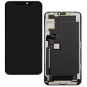 Дисплей для iPhone 11 Pro Max, чорний, з рамкою, China quality, (TFT), ZY