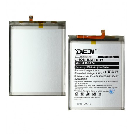 Аккумулятор Deji EB-BA245ABY для Samsung A245 Galaxy A24 4G, 4900mAh