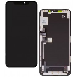 Дисплей для Apple iPhone 11 Pro Max, черный, с рамкой, High Quality, (AMOLED), GX OEM soft Дисплей для Apple iPhone 11 Pro Max, черный, с рамкой, High Quality, (AMOLED), GX OEM soft
