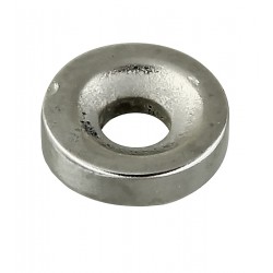 Магніт неодимовий круглий 10мм x 3мм, кріпильний з отвором під шуруп 3/7мм, марка N38