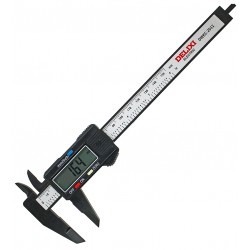 Штангенциркуль электронный DWKC-2012 [карбоновый, 150/0.1 мм]