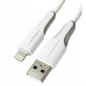 Кабель Lightning - USB, Borofone BX119, 1 метр, 2,4А, білий