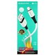 Кабель Type-C - USB, Borofone BX79, 1 м, 2,4А, силіконовий, білий