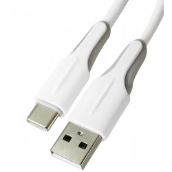 Кабель Type-C - USB, Borofone BX119, 1 метр, 2,4А, белый