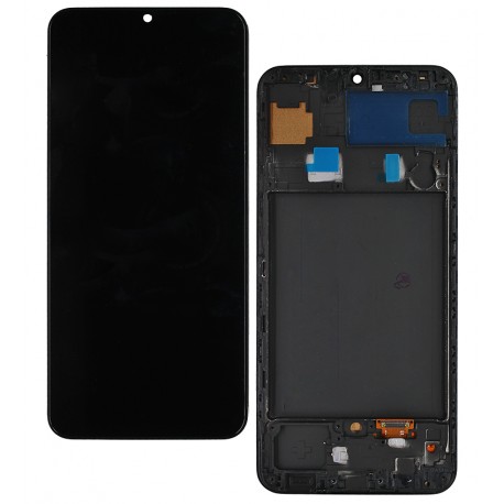 Дисплей для Samsung A305 Galaxy A30, A505 Galaxy A50, A507 Galaxy A50s, чорний, з рамкою, (TFT), високої якості Дисплей для Samsung A305 Galaxy A30, A505 Galaxy A50, A507 Galaxy A50s, чорний, з рамкою, (TFT), високої якості