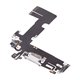 Шлейф для Apple iPhone 13, конектора зарядки, білий, з мікрофоном, High quality
