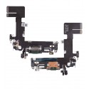 Шлейф для Apple iPhone 13, конектора зарядки, зелений, з мікрофоном, High quality