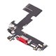 Шлейф для Apple iPhone 13, конектора зарядки, червоний, з мікрофоном, High quality
