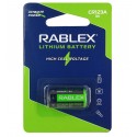 Батарейка CR123A Rablex для бездротової охоронної сигналізації (Ajax MotionProtect, Tiras), 1 шт