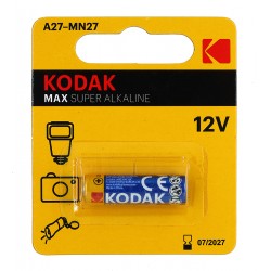Батарейка A27 Kodak Max лужна, 1 шт Батарейка A27 Kodak Max лужна, 1 шт