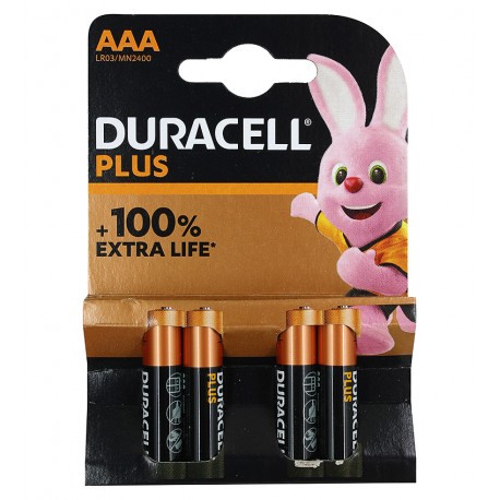 Батарейка Duracell LR03, AAA, мікропальчикова, 4 шт Батарейка Duracell LR03, AAA, мікропальчикова, 4 шт