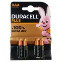 Батарейка Duracell LR03, AAA, мікропальчикова, 4 шт