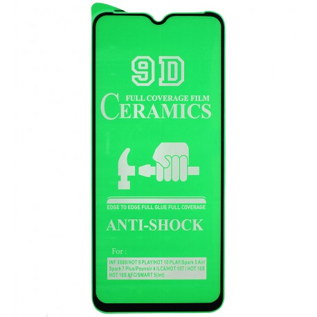 Защитное стекло для Xiaomi Poco C75, Redmi 14C, Redmi A4, Ceramica, с фаской, черное Защитное стекло для Xiaomi Poco C75, Redmi 14C, Redmi A4, Ceramica, с фаской, черное