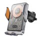 Автодержатель Hoco HW7, с беспроводной зарядкой 15W, metal gray