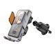 Автодержатель Hoco HW7, с беспроводной зарядкой 15W, metal gray