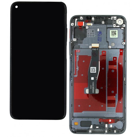 Дисплей для Huawei Honor 20, Nova 5T, чорний, з тачскрином, з рамкою, висока якість, YAL-L21 Дисплей для Huawei Honor 20, Nova 5T, чорний, з тачскрином, з рамкою, висока якість, YAL-L21