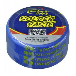 BGA-паста Mechanic XP2, Sn 63, Pb 37, 148°C, 20 г для реболлінгу