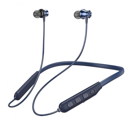 Наушники беспроводные Hoco ES64, bluetooth, вакуумные, navy blue