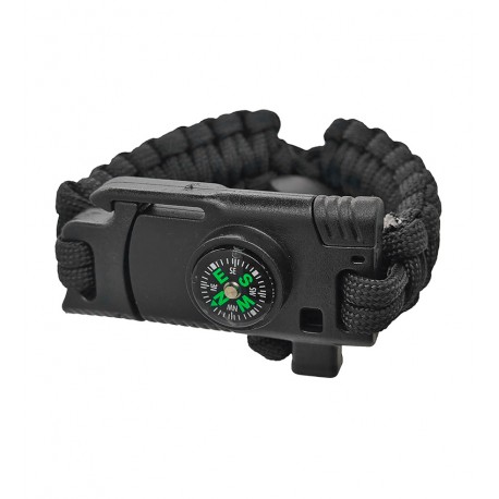 Браслет для выживания 5 в 1 из паракорда WDK-1, 28.5см