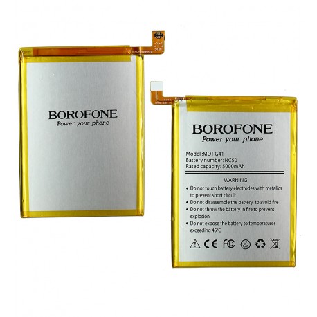 Акумулятор Borofone NC50 для Motorola Moto G32, XT2167-2 Moto G41, Li-ion, 3,87 В, 5000 мАг