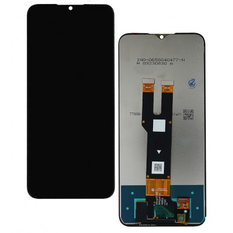 Дисплей для ZTE Blade V50 Design 4G, черный, без рамки, оригинал (переклеенное стекло)