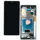 Дисплей для Samsung N980F Galaxy Note 20 N981 Galaxy Note 20 5G, серый, с сенсорным экраном, с рамкой, High Quality (OLED)