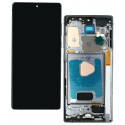 Дисплей для Samsung N980F Galaxy Note 20 N981 Galaxy Note 20 5G, серый, с сенсорным экраном, с рамкой, High Quality (OLED)