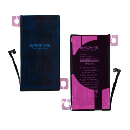 Акумулятор Borofone для Apple iPhone 12, iPhone 12 Pro, Li-ion, 3,83 В, 2815 мАг, Original IC Акумулятор Borofone для Apple iPhone 12, iPhone 12 Pro, Li-ion, 3,83 В, 2815 мАг, Original IC