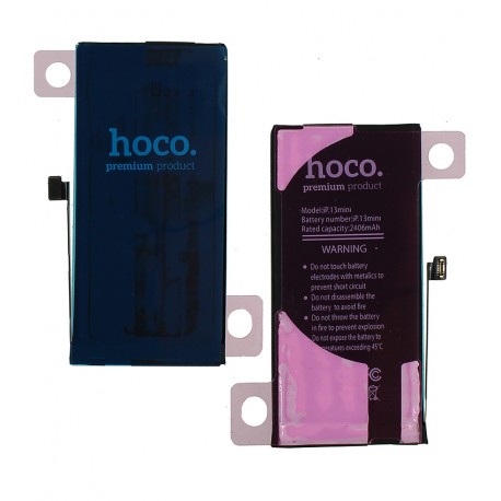 Аккумулятор Hoco Apple iPhone 13 mini, Li-ion, 3,88 B, 2406 мАч, Original IC Аккумулятор Hoco Apple iPhone 13 mini, Li-ion, 3,88 B, 2406 мАч, Original IC