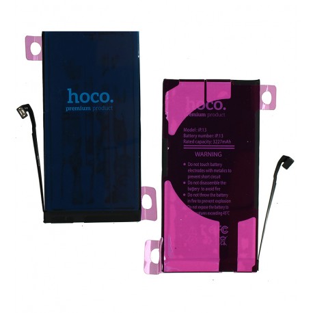 Аккумулятор Hoco для Apple iPhone 13, Li-ion, 3,84 B, 3227mAh, Original IC Аккумулятор Hoco для Apple iPhone 13, Li-ion, 3,84 B, 3227mAh, Original IC