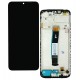 Дисплей для Xiaomi Poco C40, Redmi 10C, черный, с тачскрином, с рамкой, High Copy, (Box)