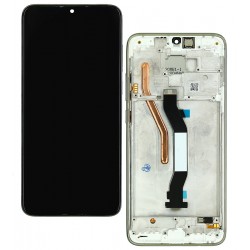 Дисплей для Xiaomi Redmi Note 8 Pro, чорний, з сенсорним екраном, з рамкою, High Quality, (Box)