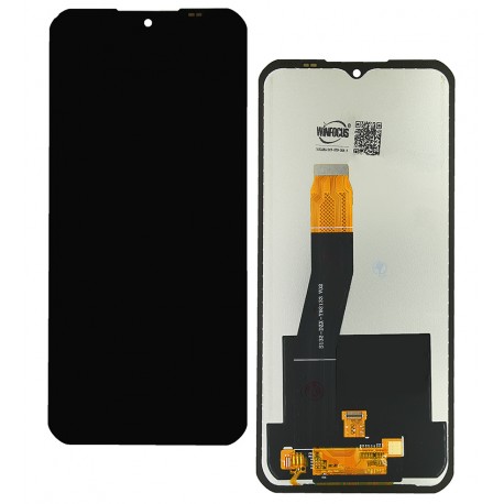 Дисплей для Oukitel WP52, з сенсорним екраном (дисплейний модуль), чорний, High Quality