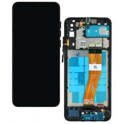 Дисплей для Samsung A042 Galaxy A04E (2022), черный, с рамкой, (Box) Дисплей для Samsung A042 Galaxy A04E (2022), черный, с рамкой, (Box)