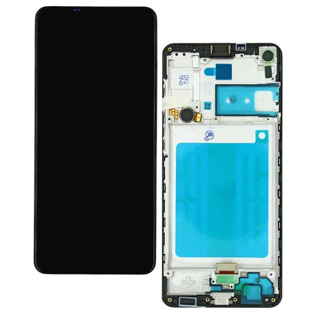 Дисплей для Samsung A217 Galaxy A21s, черный, с сенсорным экраном, с рамкой, (Box)