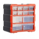 Касетниця-органайзер SG012 265*260*160 мм 8м+4б комірок червона