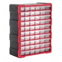 Касетниця-органайзер SG002 475*380*160 мм 60 комірок червона