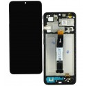 Дисплей для Xiaomi Redmi 12C, чорний, з тачскрином, High Quality, з рамкою (Box)