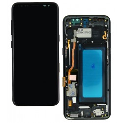 Дисплей для Samsung G950F Galaxy S8, черный, с рамкой, с сенсорным экраном (дисплейный модуль), China quality, (TFT) Дисплей для Samsung G950F Galaxy S8, черный, с рамкой, с сенсорным экраном (дисплейный модуль), China quality, (TFT)