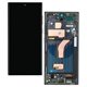 Дисплей для Samsung S908 Galaxy S22 Ultra, чорний, з рамкою, China quality, (TFT)