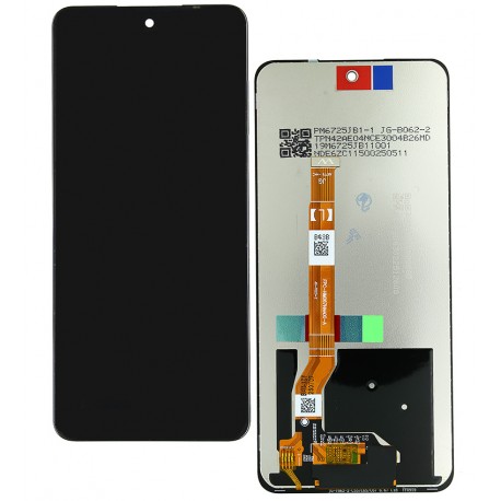 Дисплей для Oppo A5, A5 Pro 4G (CPH2711), A5 Pro 5G (CPH2695), A5x (2025), з сенсорним екраном (дисплейний модуль), чорний, High Quality, FPC-HM067HAA00-A