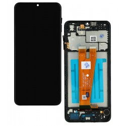Дисплей для Samsung A045 Galaxy A04, черный, с рамкой, (Box)