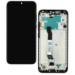 Дисплей для Xiaomi Redmi Note 8, чорний, з сенсорним екраном, з рамкою, High Quality, (Box)