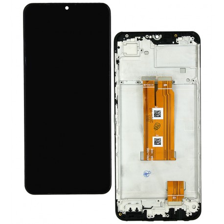 Дисплей для Realme Note 60, чорний, з рамкою, High Quality, RMX3933