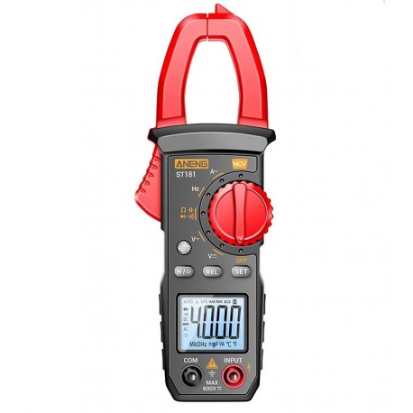 Токоизмерительные клещи Aneng ST181 с автоопределением, детектором скрытой проводки, подсветкой (ток до 40A)